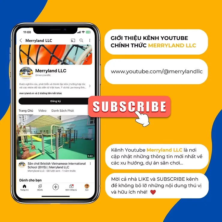 giới thiệu kênh youtube của merryland