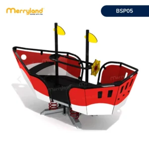 Nhún lò xo cao cấp Tàu Đại Dương - Đồ chơi ngoài trời mầm non Merryland