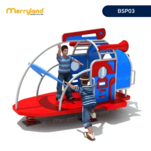 Nhún lò xo cao cấp Tàu Ngầm - Đồ chơi ngoài trời mầm non Merryland