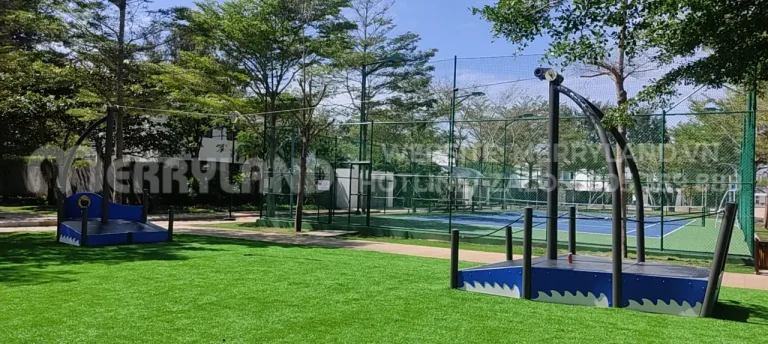 trượt zipline cho trẻ em khu nghỉ dưỡng Sactuary Hồ Tràm
