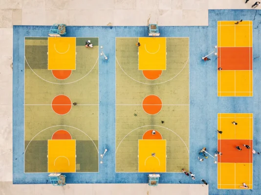 Thi công sân bóng rổ đạt chuẩn FIBA bởi Merryland Việt Nam